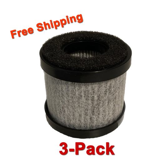 3-Pack Replacement H13 HEPA Filter for the Peakseries Blackcomb Air Portable Air Purifier (Filter Media Only)